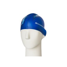 Шапочка для плавания CSP2 SWIMCAP SURFING силиконовая, голубая Saeko 4XCSSAE18